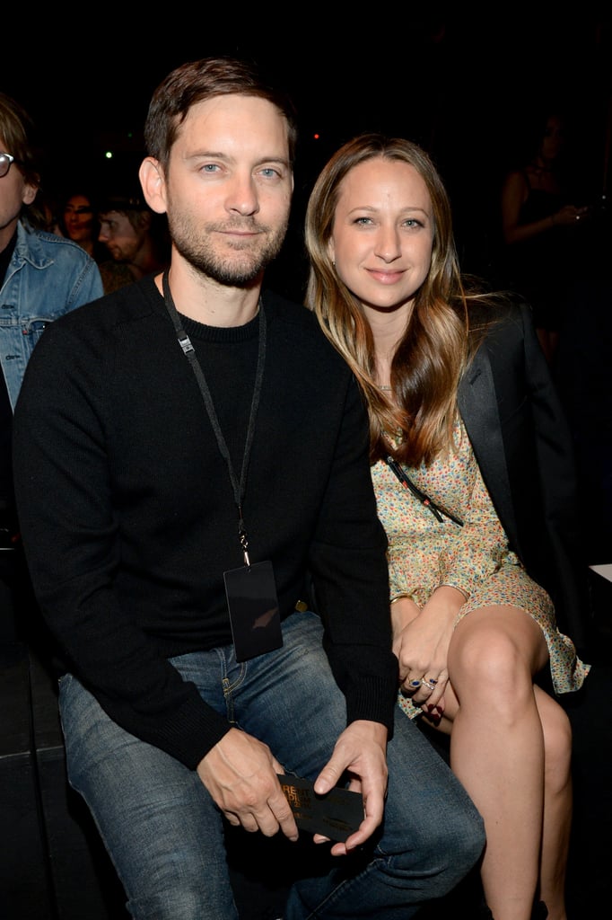 Pictured: Tobey Maguire and Jennifer Meyer