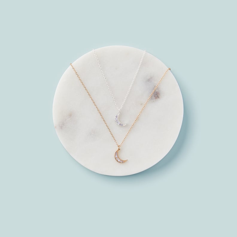 KRIS NATIONS Opalescent Moon Necklace