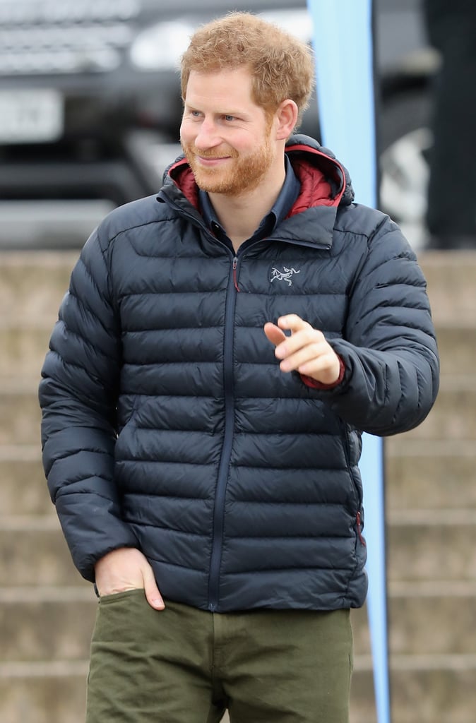 Prince Harry at Training Session in England February 2017
