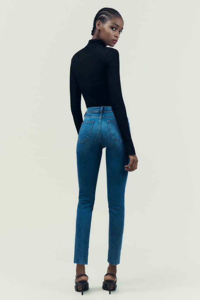 最佳Zara紧身牛仔裤:Zara Z1975中高层的紧身牛仔裤