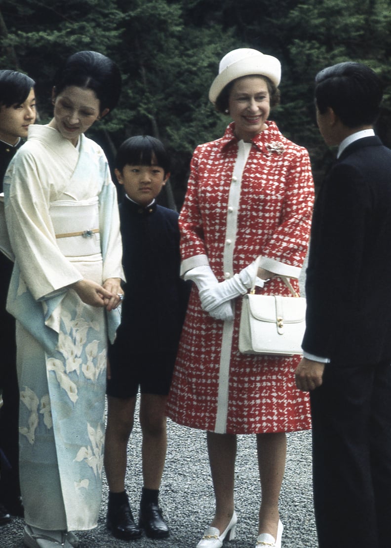 The Queen During a Royal Tour of Japan in 1975