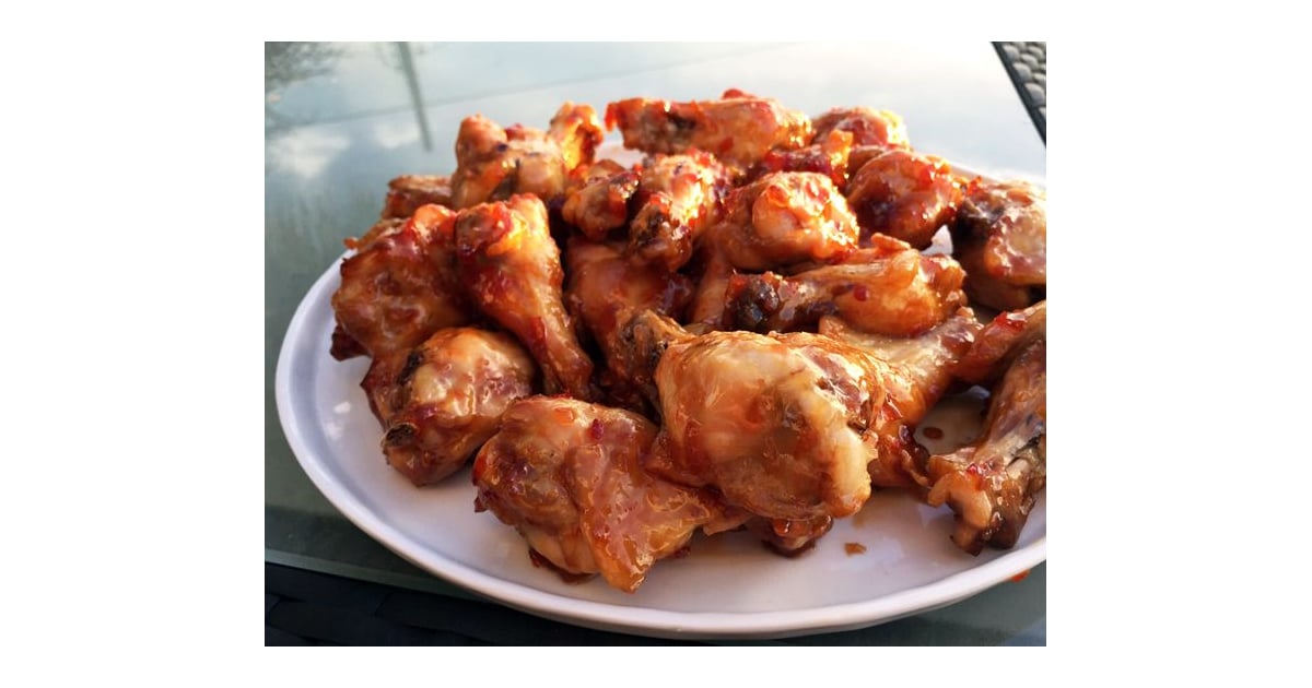 ChiliGlazed Wings Alton Brown's GameDay Recipes POPSUGAR Food Photo 9