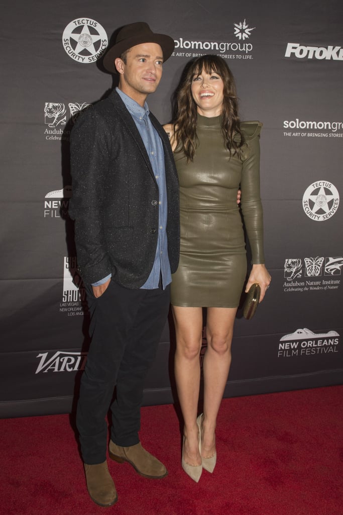 Justin Timberlake and Jessica Biel at Book of Love Premiere