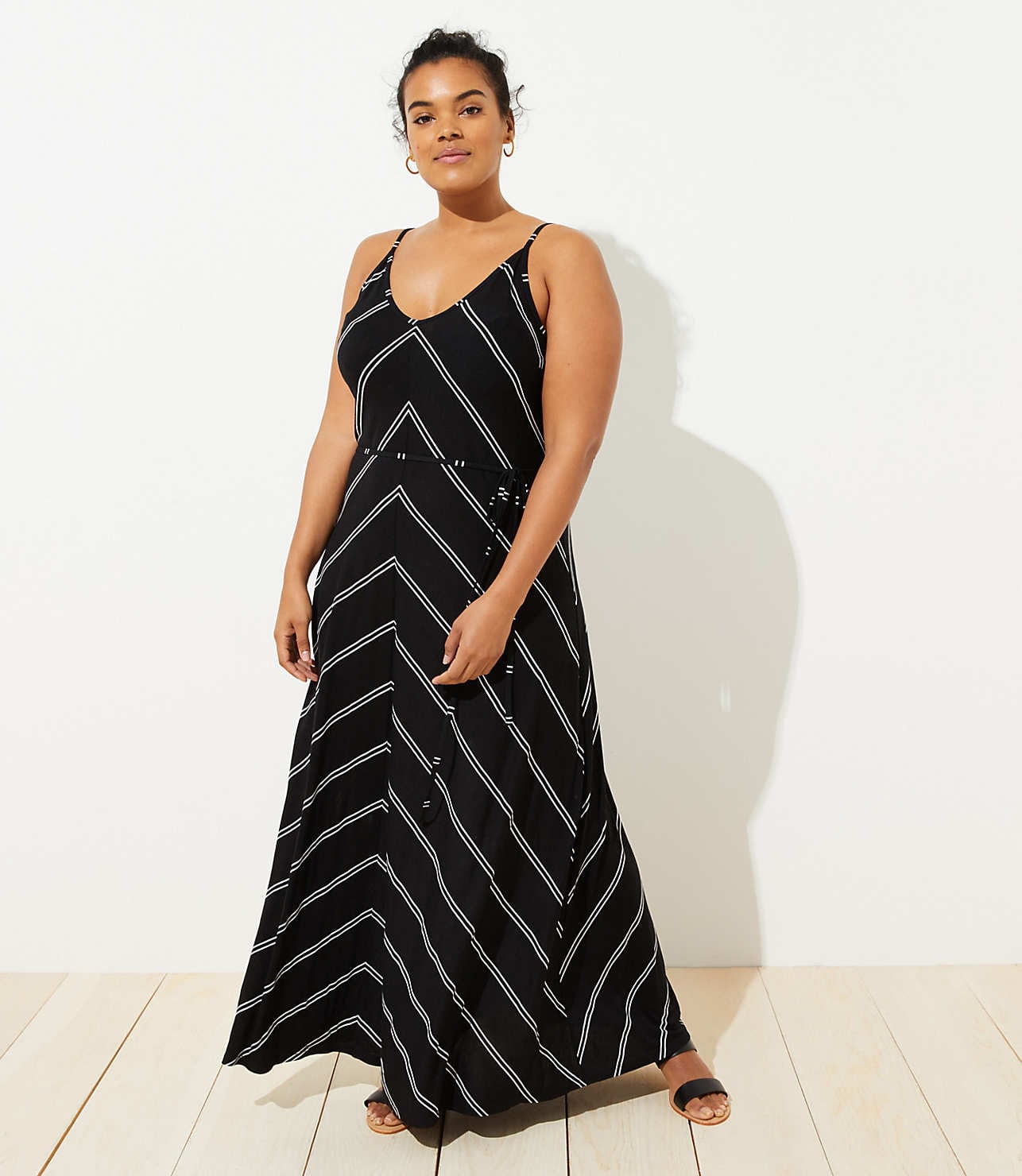 brydning agitation type Loft Chevron Strappy Maxi Dress | Michelle Obama's Summer Dresses Are What  Your Dream Closet Is Made Of | POPSUGAR Fashion Photo 72
