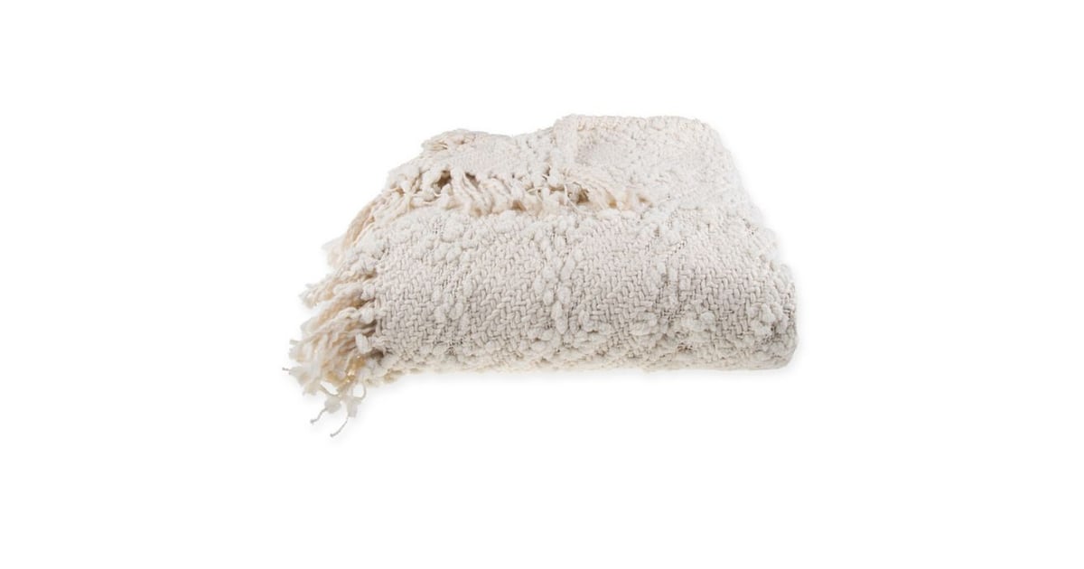 Ava Throw Blanket in Ivory Bed Bath & Beyond's Home Collection Bee