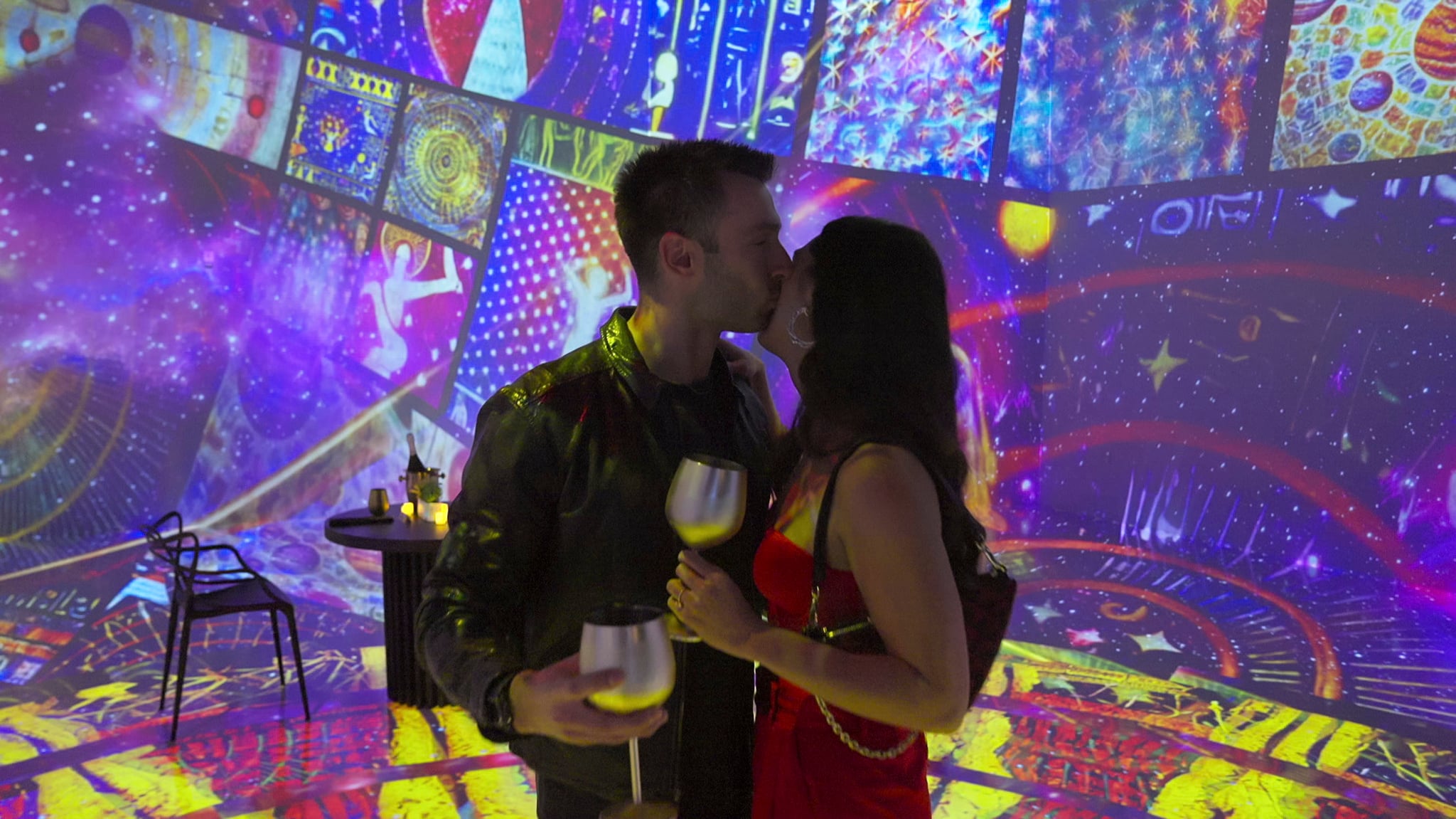 Love Is Blind. (L to R) Garrett Hoseman, Taylor Krause in episode 711 of Love Is Blind. Cr. Courtesy of Netflix © 2024
