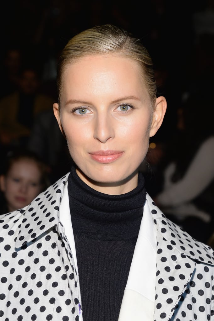 Karolina Kurkova at Desigual | Celebrity Hair and Makeup at New York