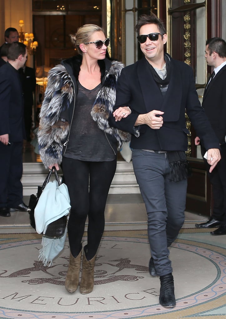 They left their Paris hotel arm in arm after wrapping up Fall fashion week in March 2013.