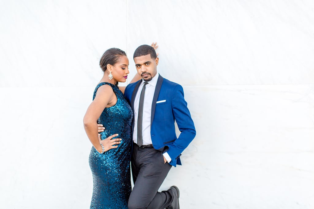 Glam Red Carpet Engagement Ideas