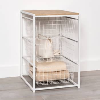 Wire Storage Lid Organizer White - Brightroom™ : Target