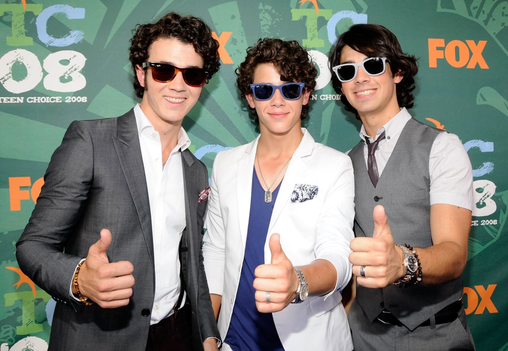 The Jonas Brothers at the Teen Choice Awards in 2008