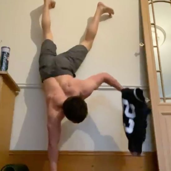 Tom Holland Shirtless Handstand Instagram Challenge | Video