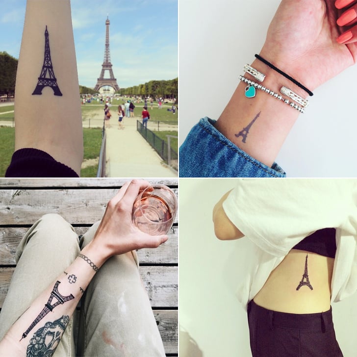cutelittletattoos  Ideen für tattoos Eiffelturm tattoo Tätowierungen