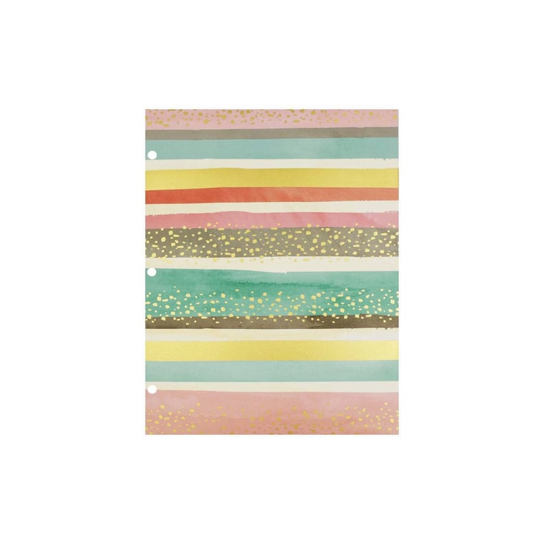 Pastel Stripes Paper Folder