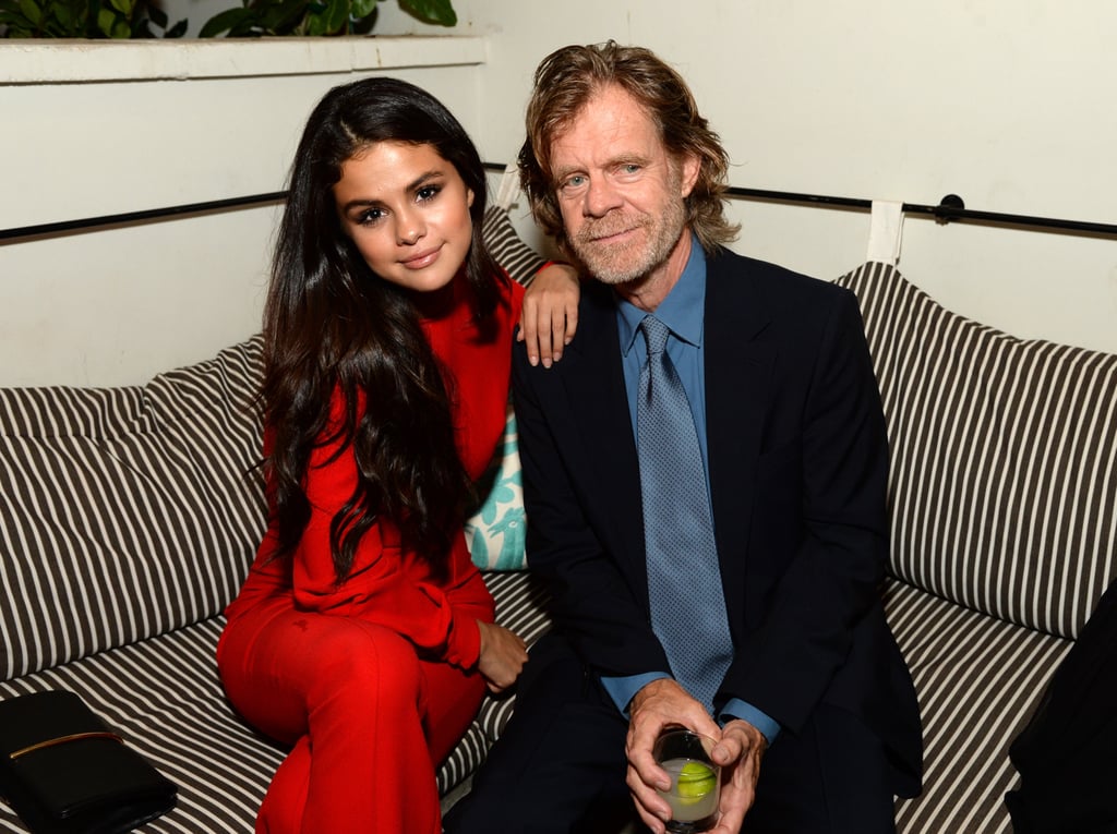 Selena mingled with William H. Macy on Saturday.