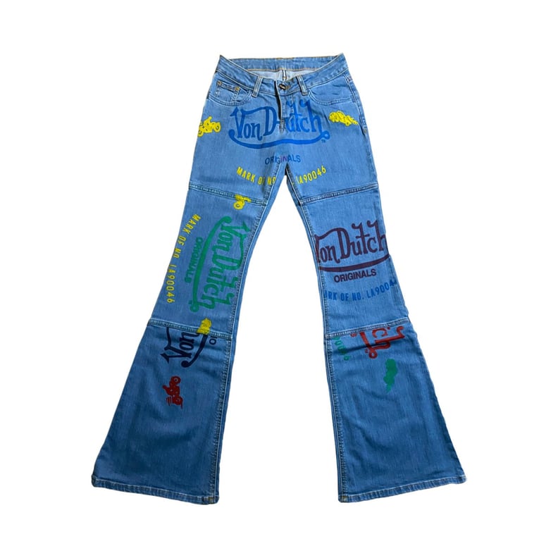 Von Dutch Exclusive Patchwork Denim Jeans
