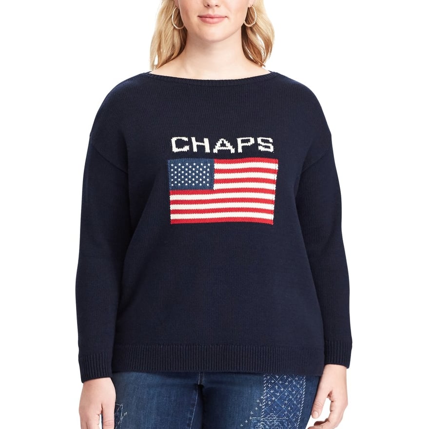 Chaps Flag Boatneck Sweater | Kendall 