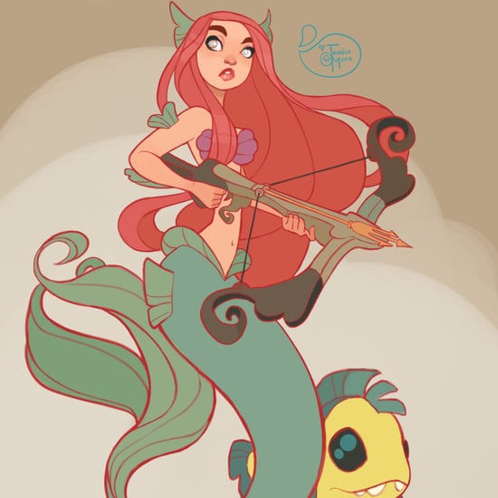 Warrior Disney Princess Art