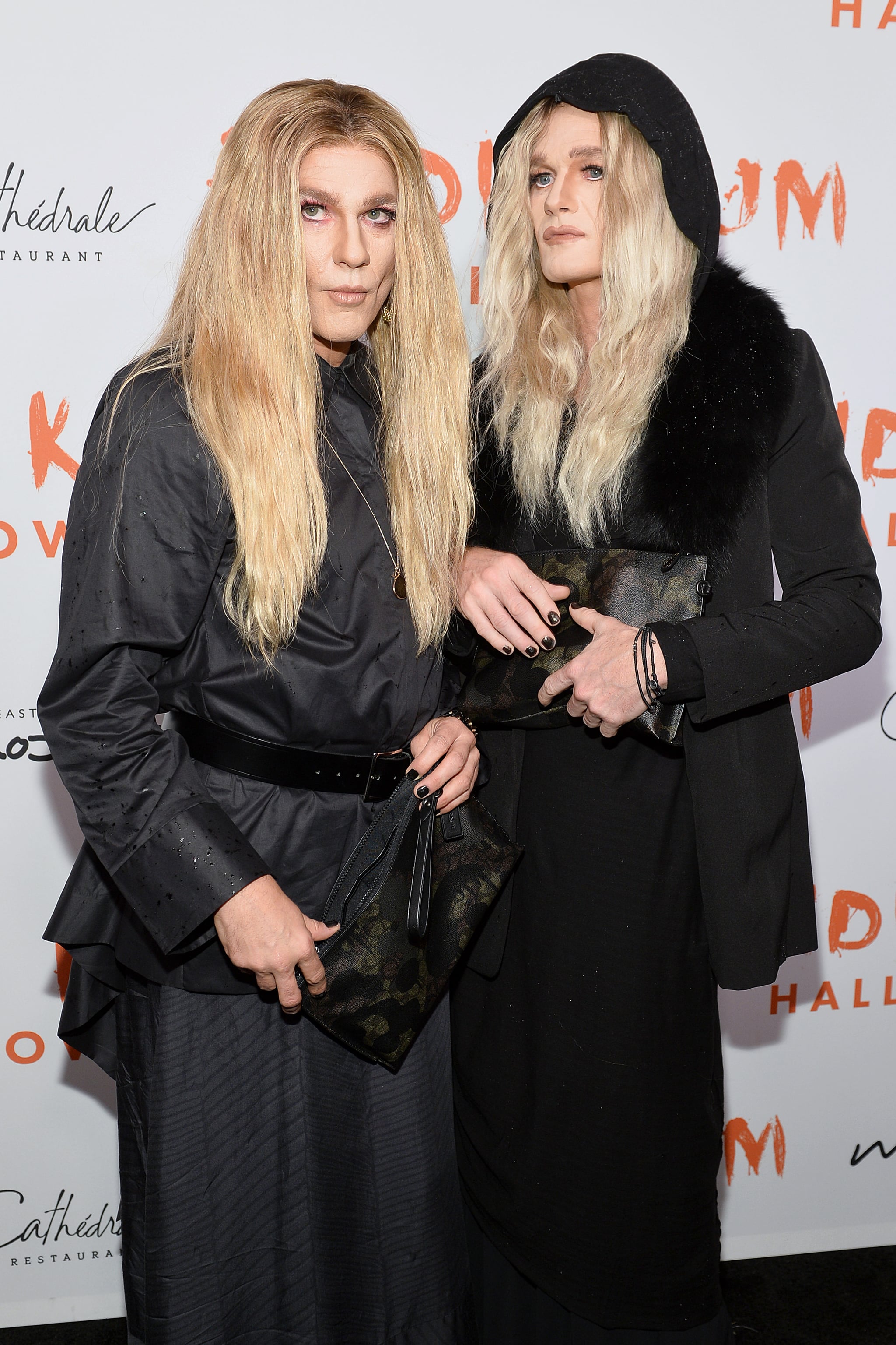 Neil Patrick Harris David Burtka Dressed As The Olsen Twins Popsugar Fashion