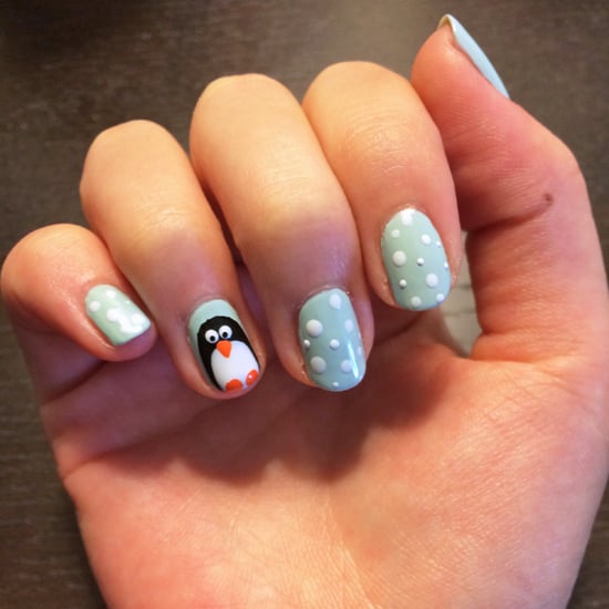 Penguin Nail Art Tutorial