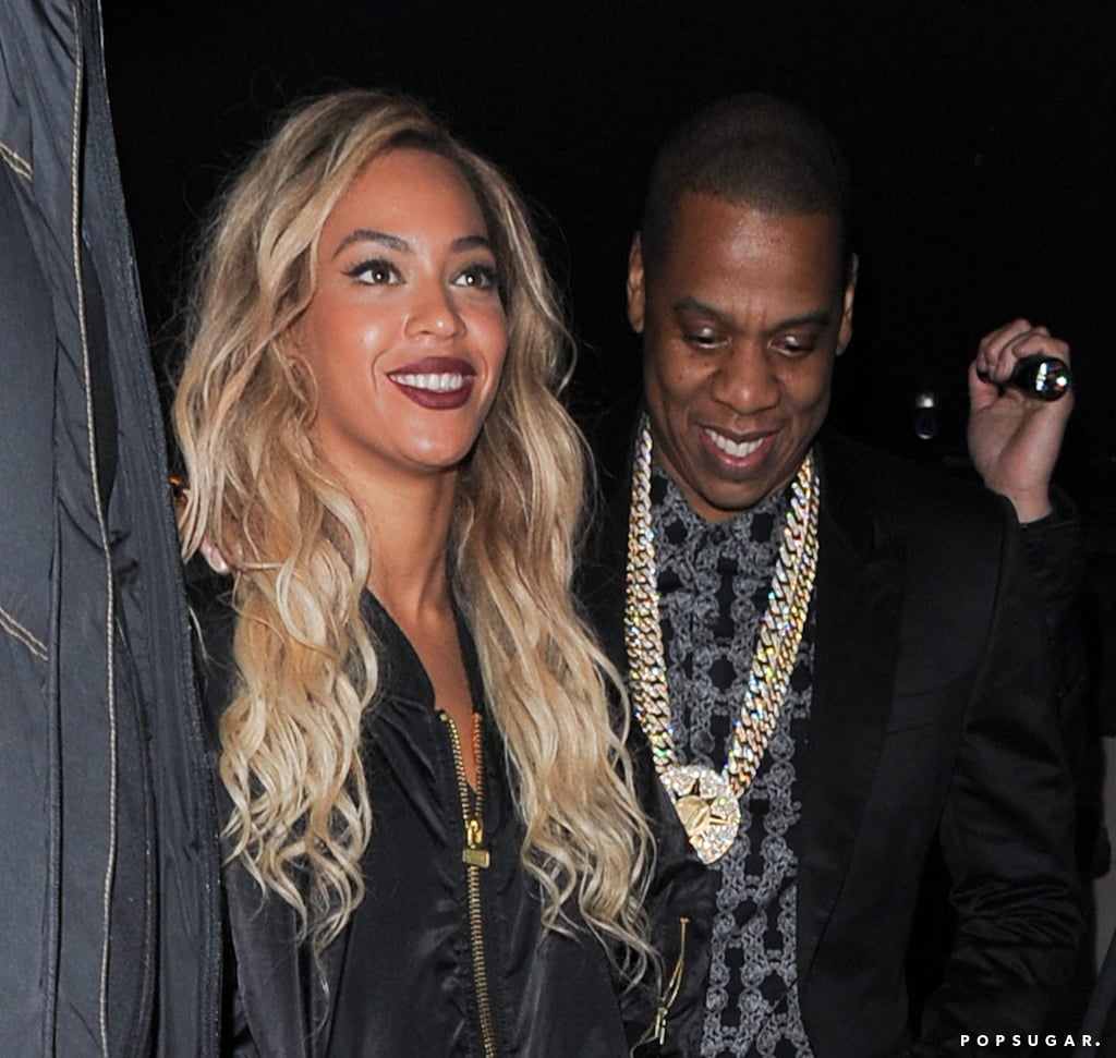 Beyonce and Jay Z Out in London