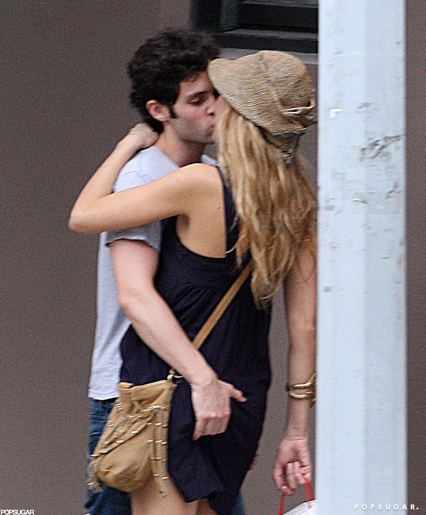 Penn Badgley got a handful during an NYC makeout session with Blake Lively in July 2010.