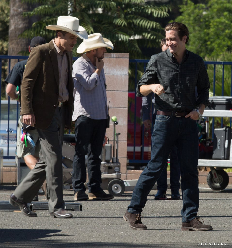 Jake Gyllenhaal on Nocturnal Animals Set