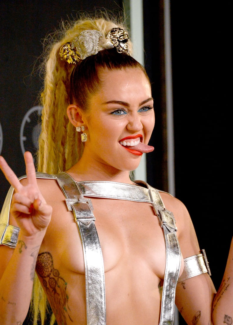 Miley Cyrus at the 2015 MTV VMAs