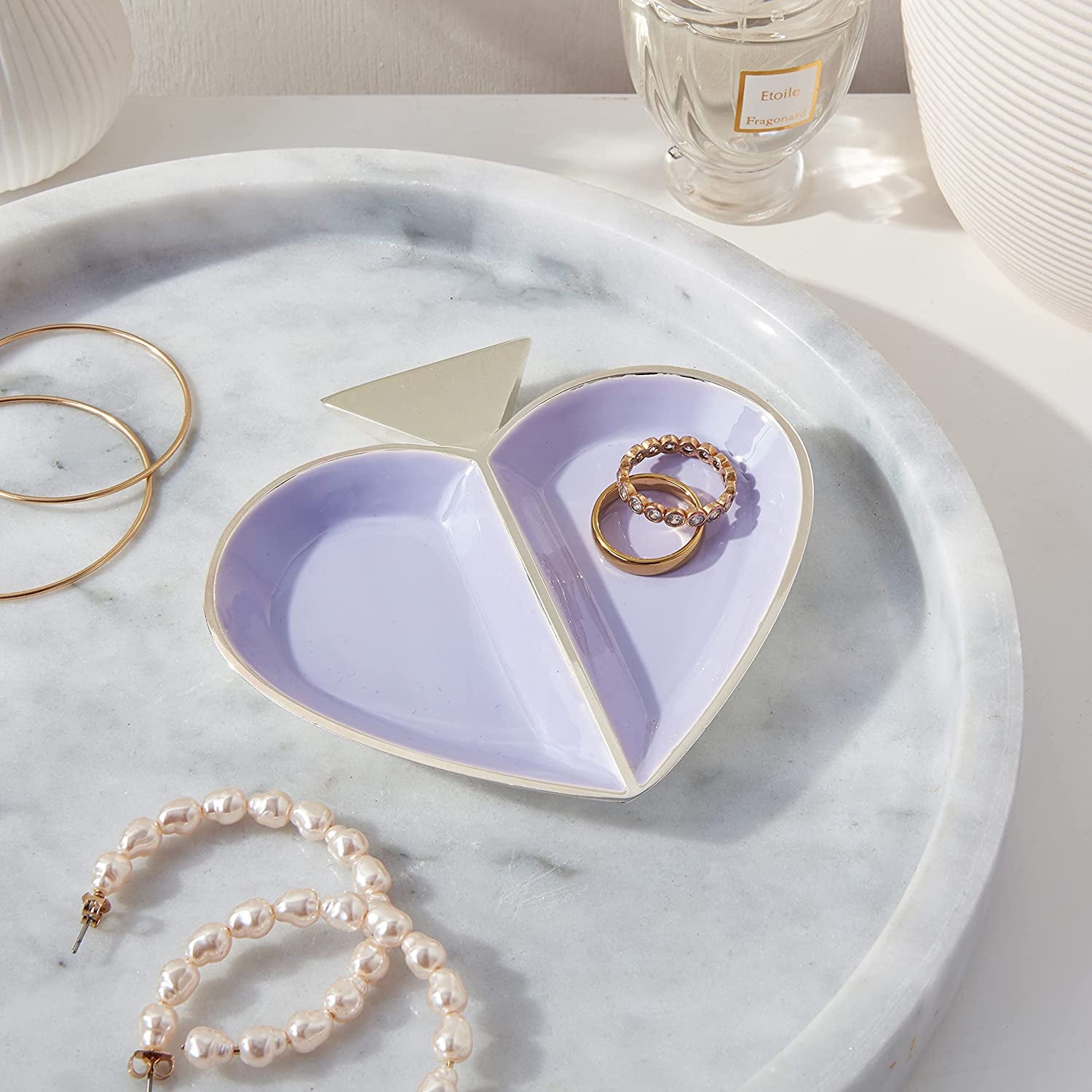 Kate Spade New York Jewelry Dish | Shop Stunning Periwinkle Room Decor If  You're Obsessed With Pantone's 2022 Color of the Year | POPSUGAR Home Photo  8