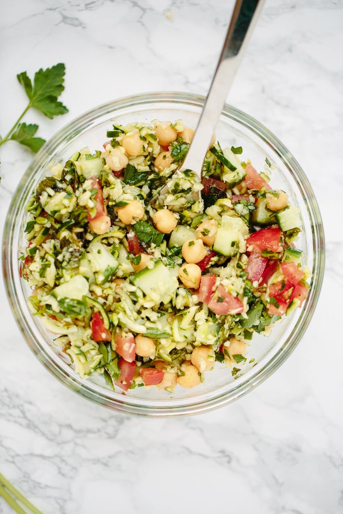 Zucchini-Rice Tabbouleh