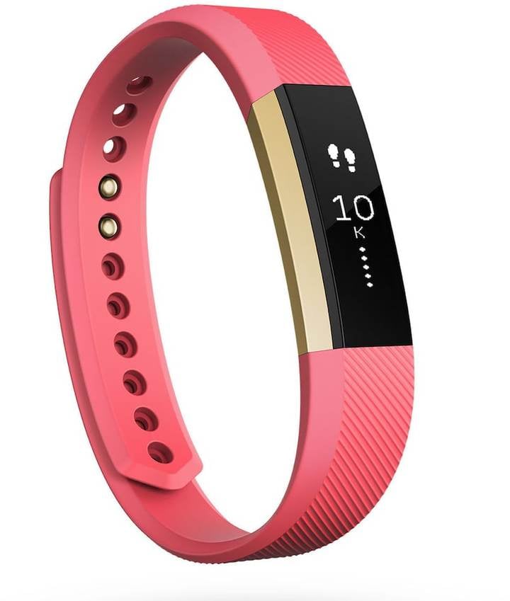 Fitbit Pink Alta Gold Wireless Activity Tracker