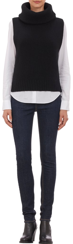 Barneys New York Sleeveless Turtleneck