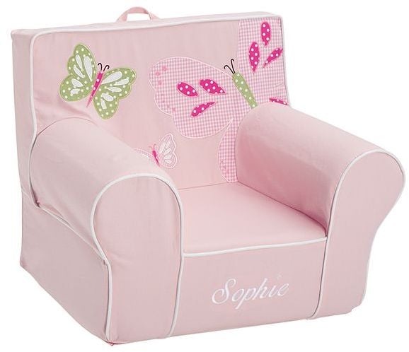Pottery Barn Kids Butterfly Applique Anywhere Chair