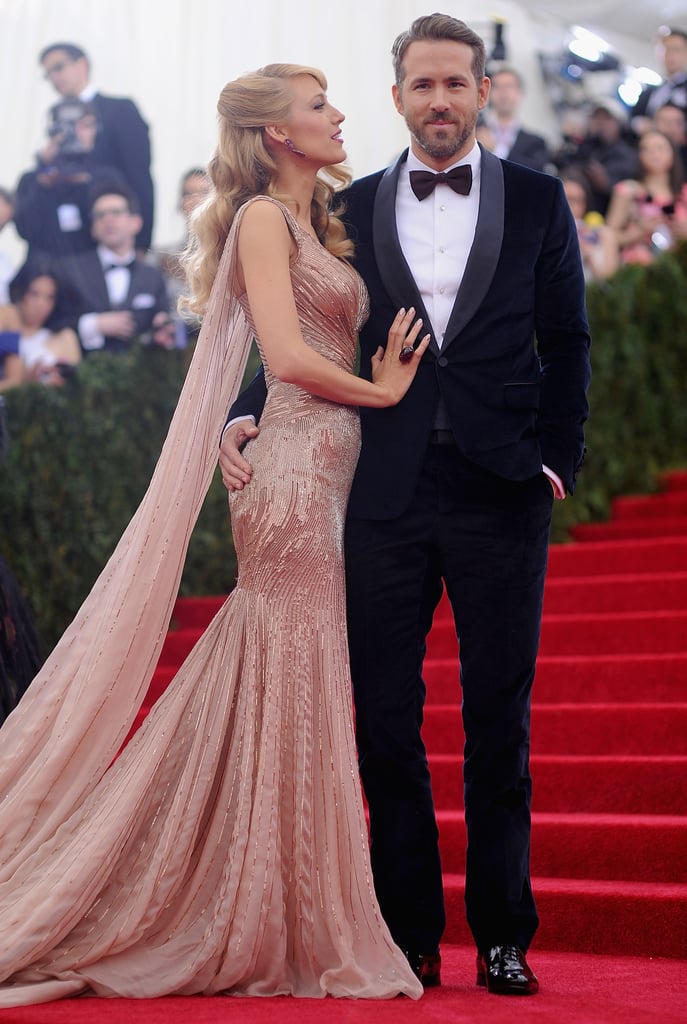 Blake Lively and Ryan Reynolds looked like quite the golden couple when they arrived at the 2014 Met Gala in NYC.