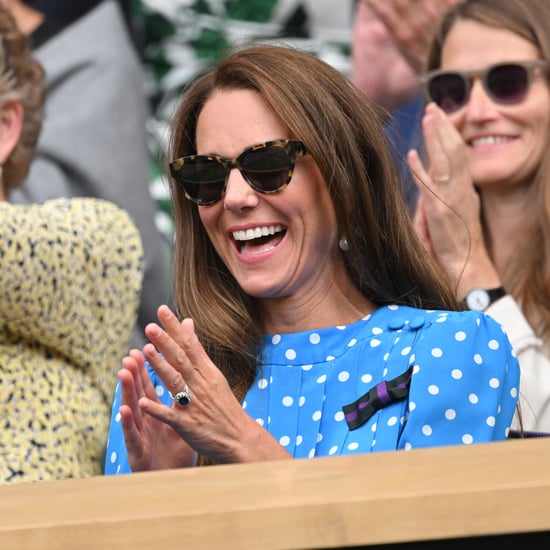 Kate Middleton's Blue Alessandra Rich Dress at Wimbledon