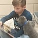 Little Boy Reading to Shelter Cat | Video
