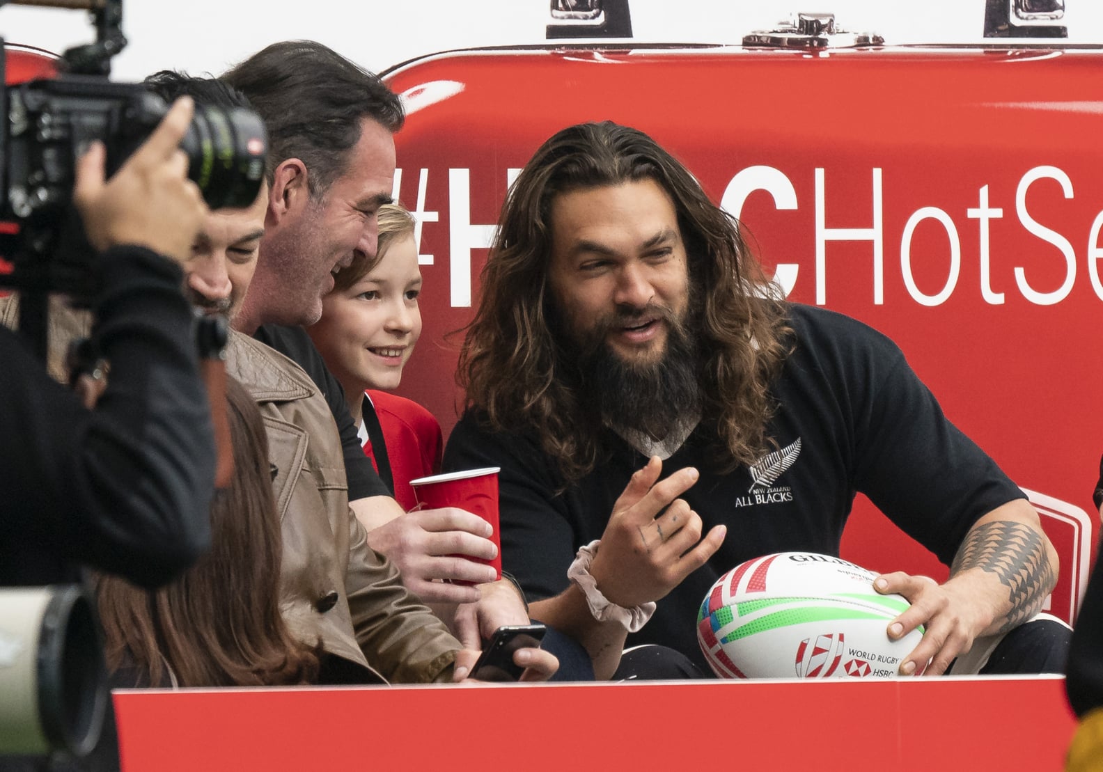 Jason Momoa at Rugby Match in Canada March 2019 | PS Celebrity
