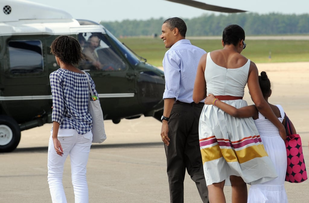 Michelle Obama Cute Pictures With Malia and Sasha