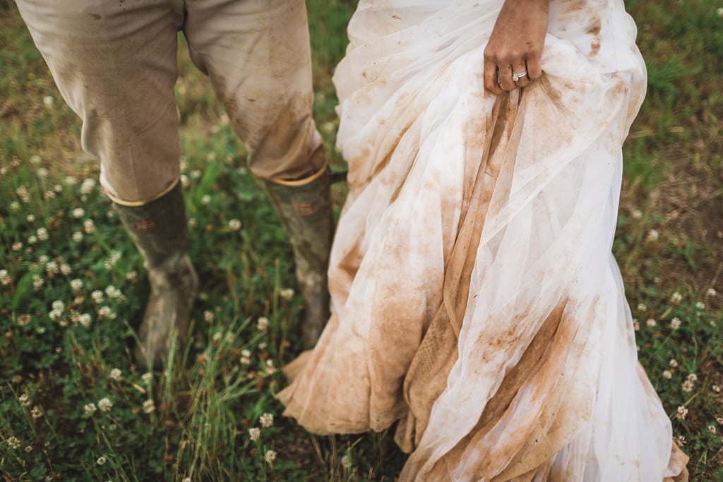 Muddy Trash-the-Dress Shoot