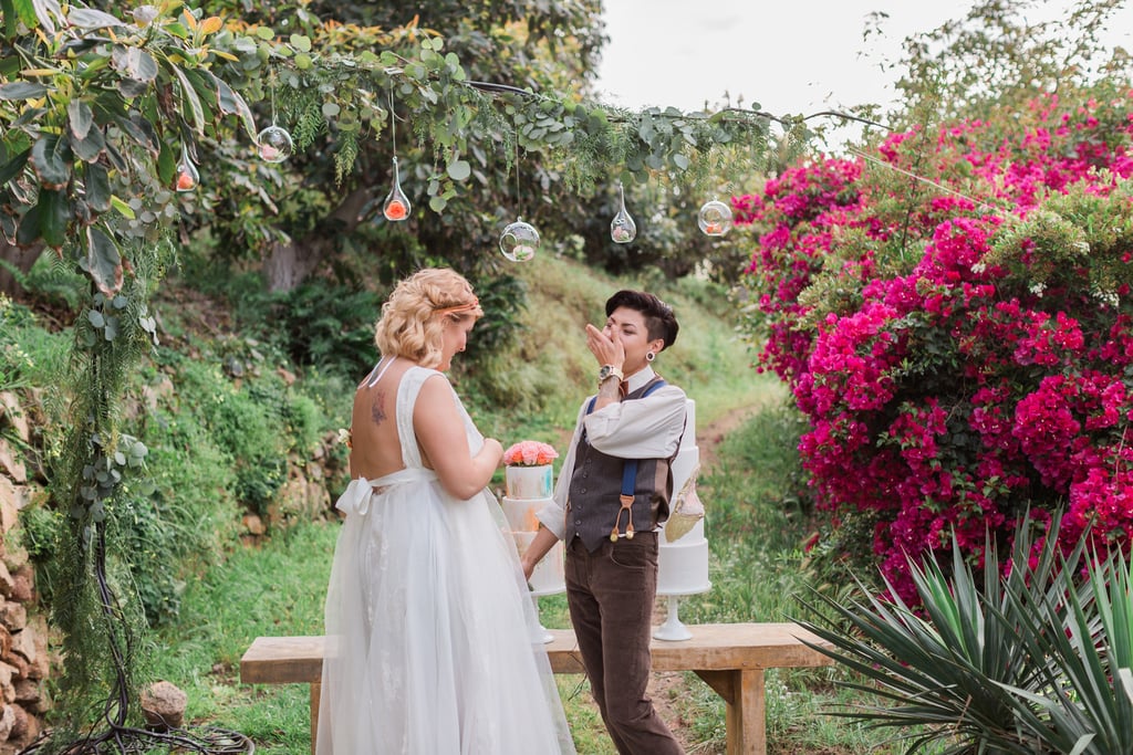 Surprise Proposal in a Styled Wedding Shoot