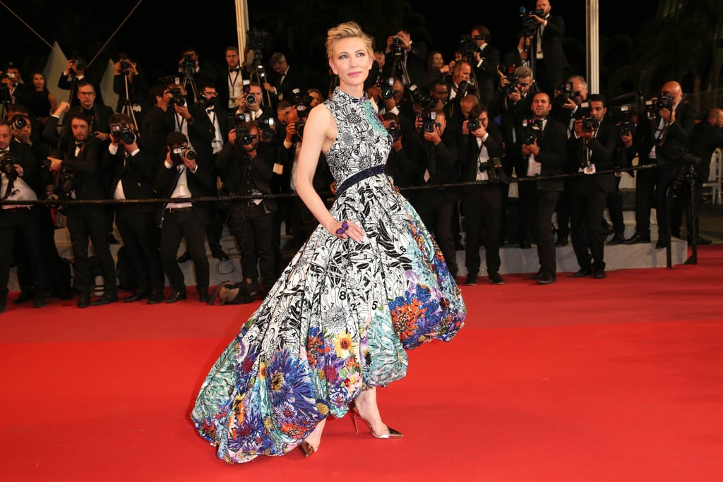 Cate Blanchett in Mary Katrantzou at Cannes Film Festival