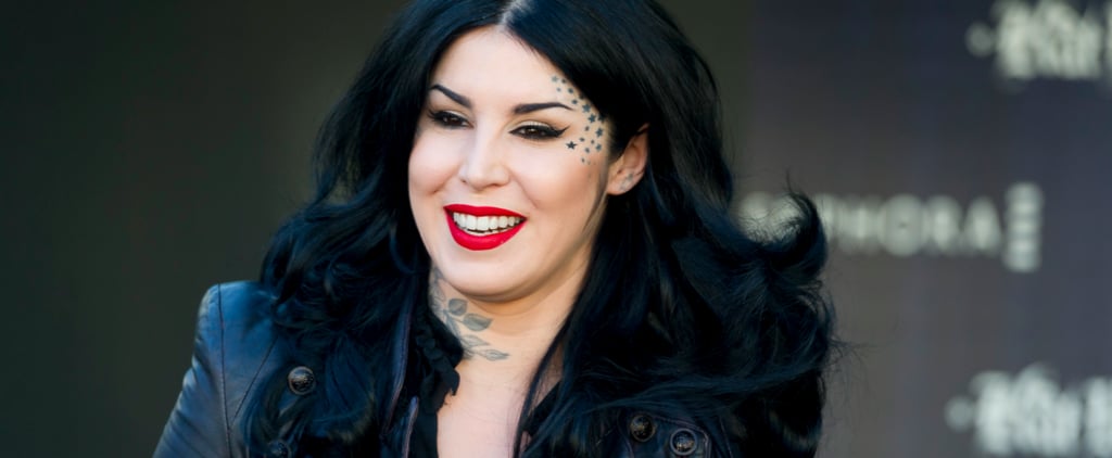 Kat Von D Red Glitter Cat Eye