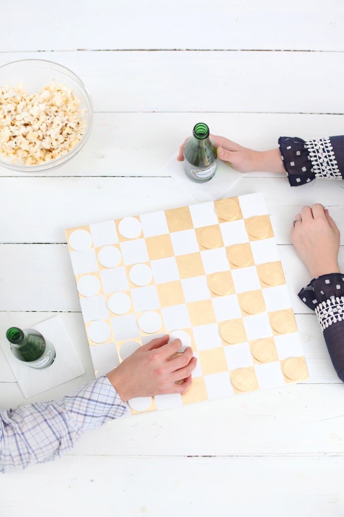 Gold-Leaf Checkerboard