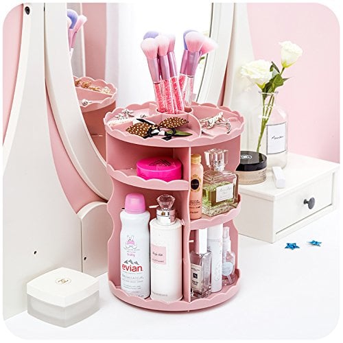 Pink Makeup Organizer