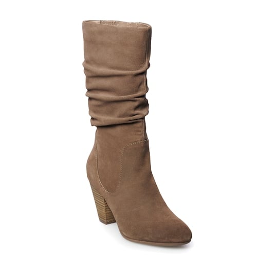 SONOMA Goods for Life Sketch Women's Suede Slouch Boots