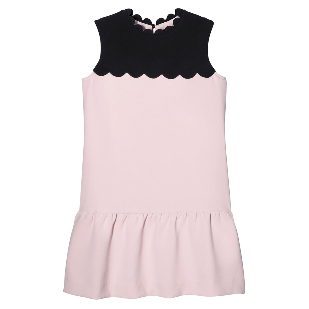Girls' Blush Drop Waist Scallop Trim Dress ($28) | Victoria Beckham ...