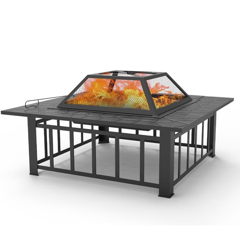 A Multifunctional Firepit: Fire Bowl Outdoor BBQ Burning Grill