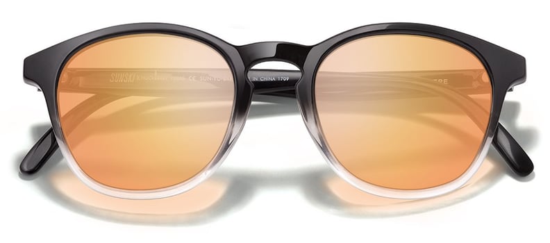 Sunski's Yuba Black Flare Sunglasses