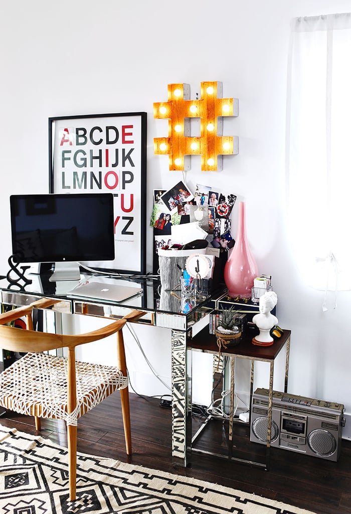 Modern Bohemian Home With Black and White Decor