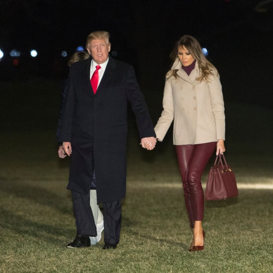 Melania Trump's Helmut Lang Leather Leggings